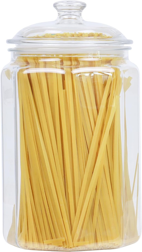 JOEY'Z 200oz / 6L - Acrylic Airtight Candy Jar Cookie Jar - Candy Jars with Lids Apothecary Jars With Lids - Laundry Pods Container Laundry Pod Container