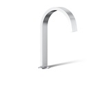 Kohler 77986-CP Components Deck Mount Bath Spout with Ribbon Design, Polished Chrome
