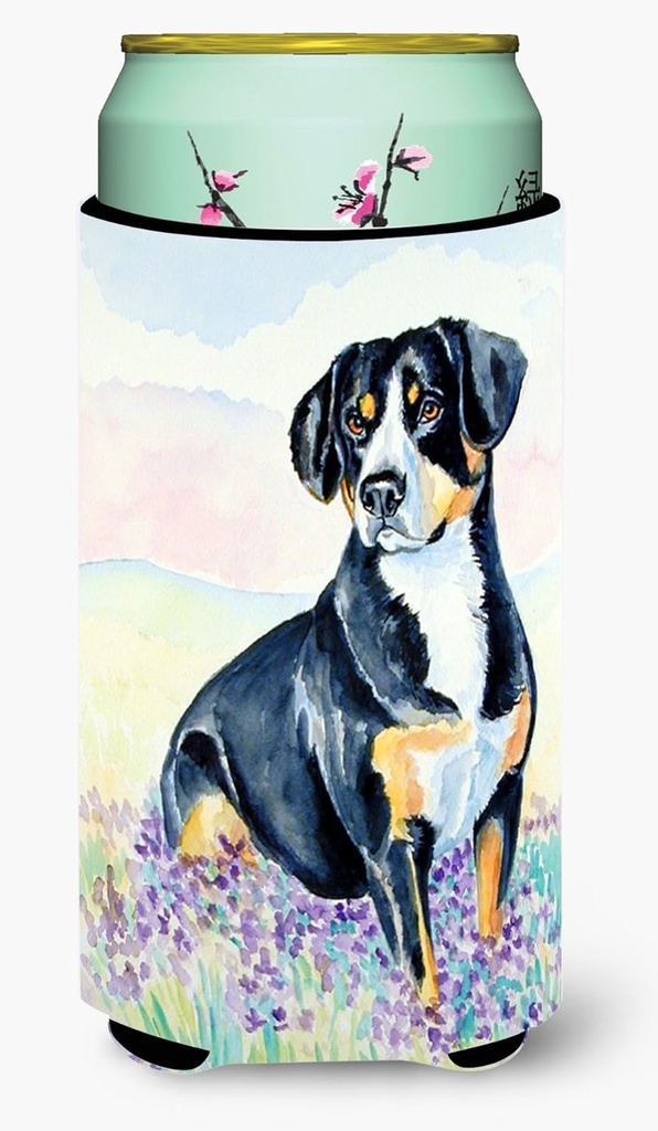 Caroline's Treasures 7030TBC Entlebucher Mountain Dog Tall Boy Hugger Can Cooler Sleeve Hugger Machine Washable Drink Sleeve Hugger Collapsible Insulator Beverage Insulated Holder