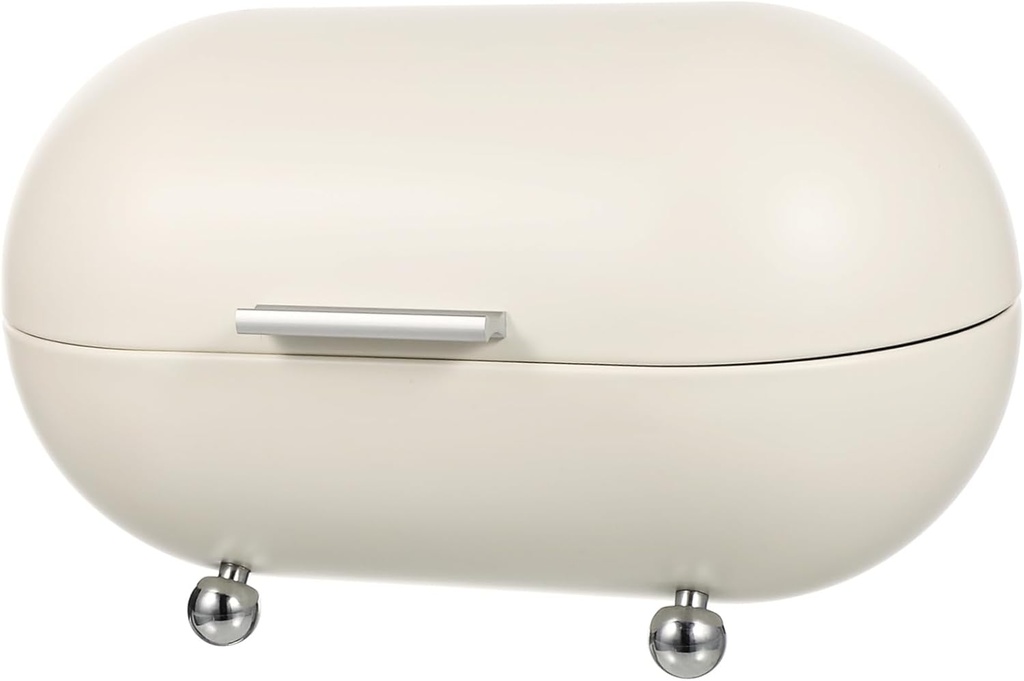 Kitchen Countertop Bread Holder Retro Metal Bread Box Food Organizer for Kitchen Accessories Airtight Design Construction Stylish Storage for Bread and Household