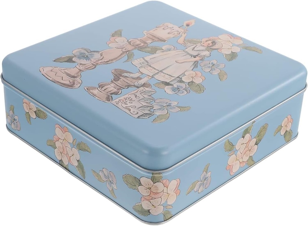 Ceramic Storage tankTin Box for Gifts Containers for Cookies Cookie Jars with Lids Coffee Cans Small Gift Case Portable Snacks Box Cookie Box Jewelry