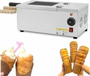 Electric Chimney Cake and Waffle Cone Baker Machine, Commercial and Home Snack Maker with Baking Tools