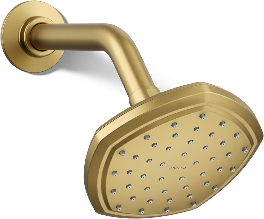 Kohler 27050-G-2MB Occasion® Single-function showerhead, 1.75 gpm, Vibrant Brushed Moderne Brass
