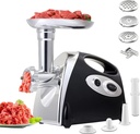 VNIMTI Electric Meat Grinder Mincer Machine,Heavy Duty Meat Grinders 2800W,Sausage Maker with Blade,3 Plates,Sausage Stuffer Tube and Kubbe Kit for Home Kitchen Use (2800W-Black)