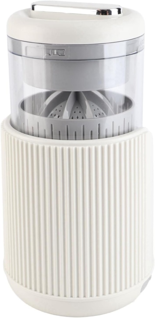 Electric Juicer, Portable Leakproof Kitchen USB Rechargeable Juicer 360 Degree Motor Juice Squeezer with USB and Cleaning Brush