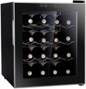 ElectronicWine Cabinet-16 Bottles Wine Refrigerator Under Counter Wine Cooler Cellar for Champagne Beer Quiet Operation