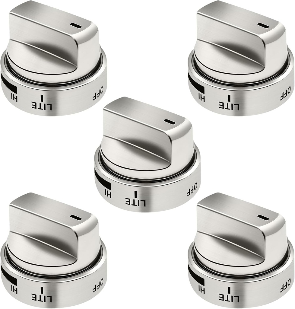 Azdele AEZ73453509 Stove knobs Replacements Fit for lg Gas Range/Oven LRG3036ST LRG3095ST LRG3091ST LRG3093ST LRG3035ST LDG3036ST,Replaces AEZ72909008 AP5669773 2347547 PS7321756 3 Ye-ars Warr-anty