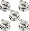 Azdele AEZ73453509 Stove knobs Replacements Fit for lg Gas Range/Oven LRG3036ST LRG3095ST LRG3091ST LRG3093ST LRG3035ST LDG3036ST,Replaces AEZ72909008 AP5669773 2347547 PS7321756 3 Ye-ars Warr-anty