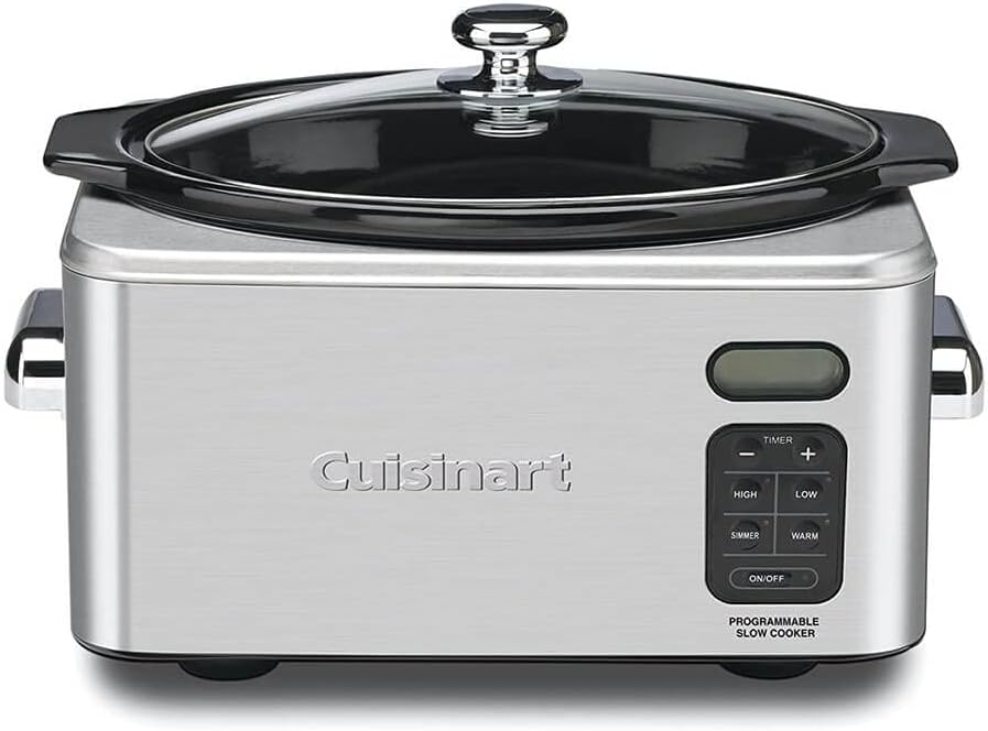 Cuisinart 6.5 qt Programmable Slow Cooker, Silver