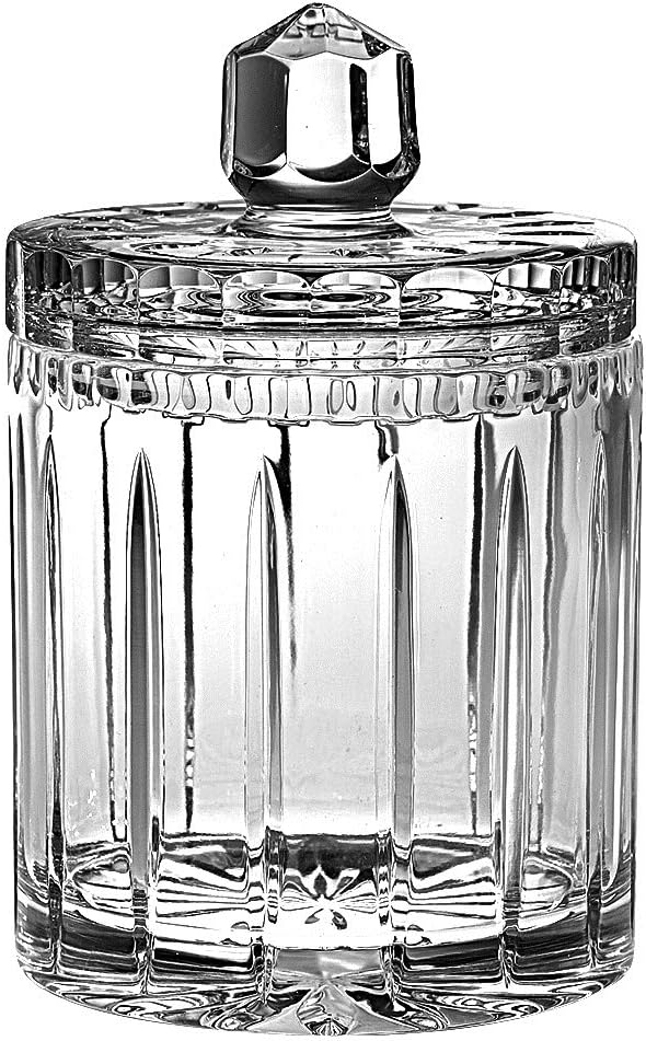Majestic Gifts European Handmade Crystal Biscuit Jar/Candy Box 7" H 1/2 Lt
