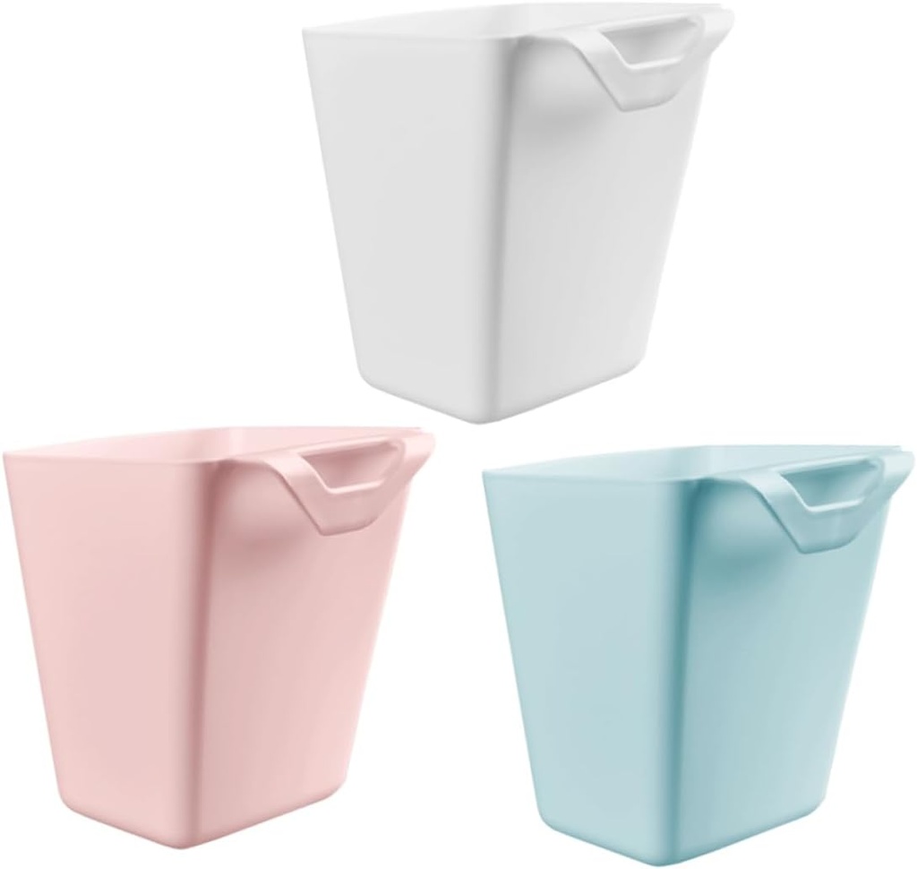 3pcs Hanging Storage Basket Multi Functional Trolley Hanging Cup Holder for Kitchen Bathroom Office Easy Installation and Sturdy Design Rolling Cart Accessories