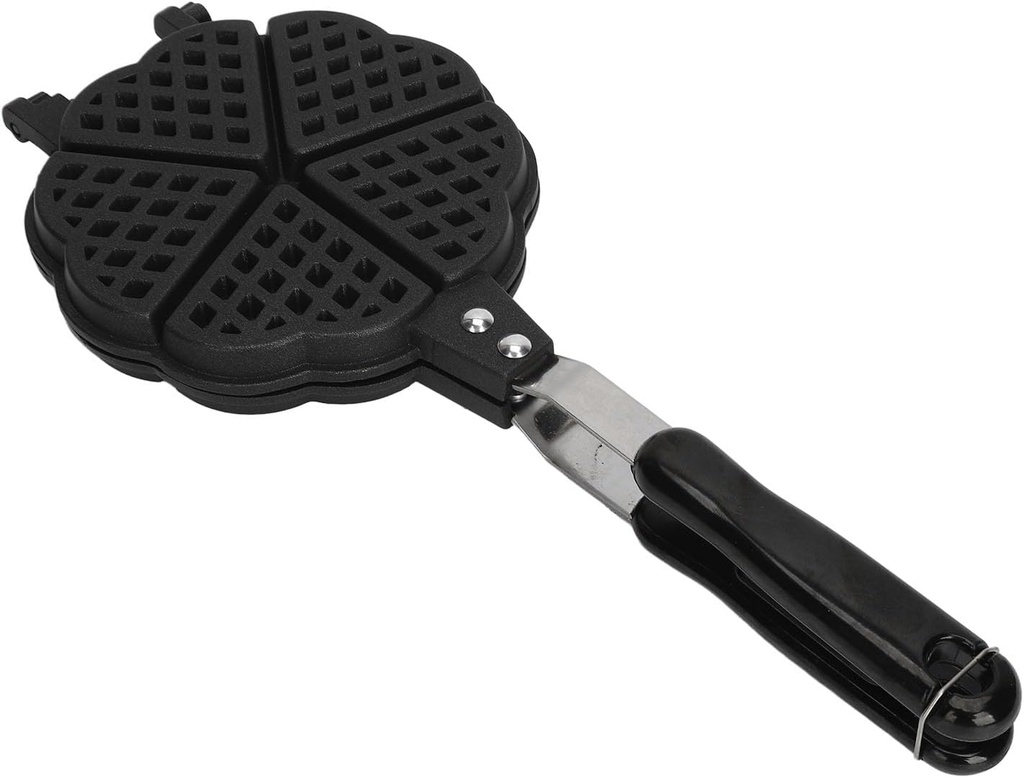 5.9in Waffle Maker Pan Portable Easy To Clean Multi Mini Waffle Maker for Waffles Sandwich Toaster Camping Picnicking