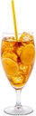 Restaurantware Cascata 16 Ounce Iced Tea Glasses Set Of 12 Tempered Clear Drinking Glasses - Chip-Resistant Fine-Blown Glass Tea Glasses Dishwasher-Safe Drinking Glasses For Water Or Iced Tea