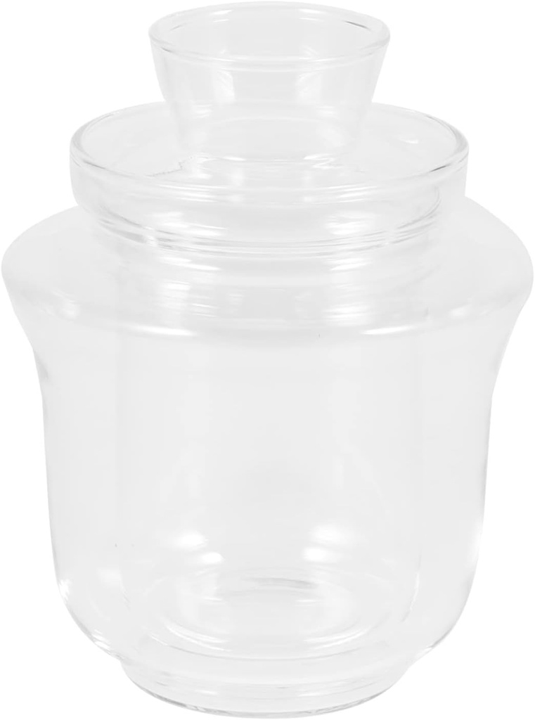 Hemoton 1set - Glass Sake Warmer Practical Wine Warmer for Home Use Convenient Teacup Humanized Spout Design for Restaurants and Tea Houses