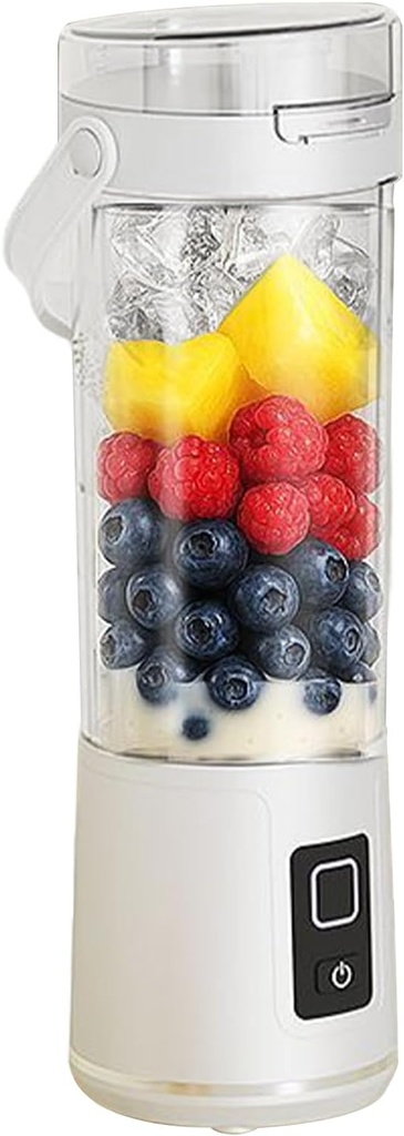 Portable Blender | 600ml Leakproof Juicer Cup,Rechargeable Cordless Mixer with Easy Sip Spout and Leak-proof Lid for Travel Juice Food Drink Personal Kitchen