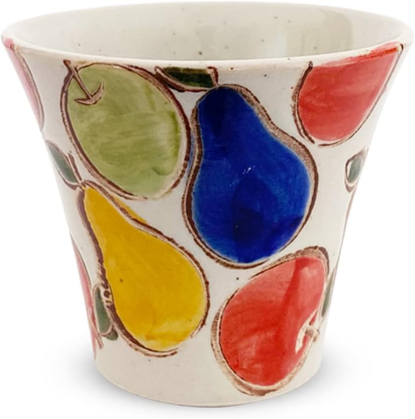 J-kitchens PNO606065 Dinner Tea Cup, 4.9 fl oz (140 cc), Hasami Ware, Made in Japan, Fruit