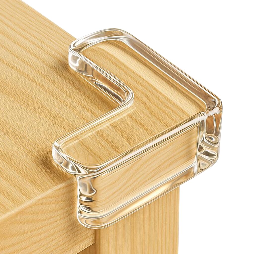 24 Pack Corner Guards Clear Corner Protectors Baby Proofing Table Furniture & Edge Corner Guards Stop Child Head InjuriesSharp Corners