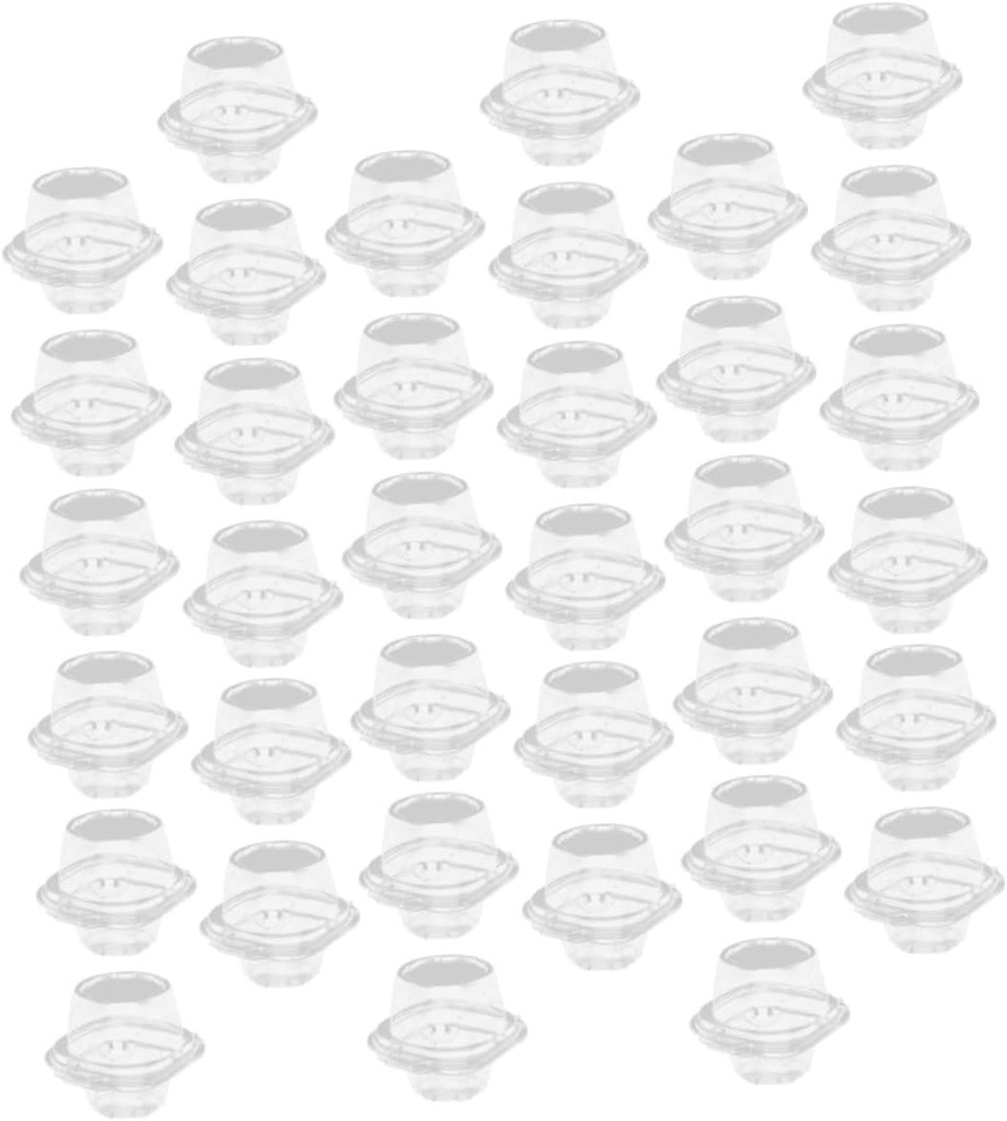 VOSAREA 100pcs Egg Tart Cup Reusable Single Cupcake Boxes Cake Packing Box Home Bakery Supplies