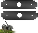 2-Pack AC04215 8" Reversible Heavy Duty Hardened Steel Edger Blade Expand-It - Compatible with Ryobi UT50500, UT15518, RY15518, RYEDG11, P2310 and P2300B Heavy Duty Edger (818-928)