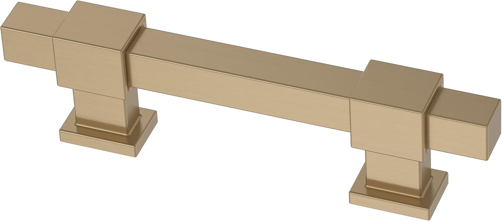 Franklin Brass Adjusta-Pull Square Bar (5-Pack) Adjustable Drawer Pulls/Cabinet Handles 1-3/8" to 4" Hole Center Champagne Bronze Hardware Kitchen Door, Drawers, Dressers, Furniture P44367-CZ-B