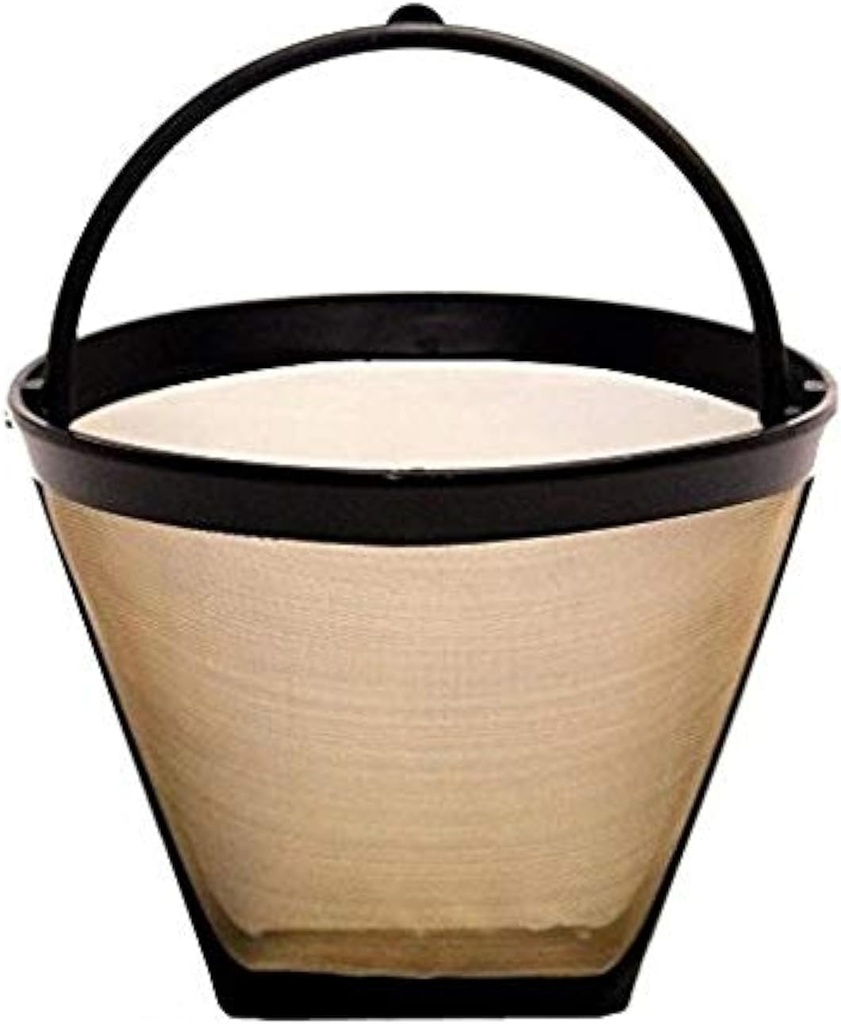 GoldTone Reusable Cup No.2 Cone Coffee Filter Permanent Coffee Plastic Filter- Size 4