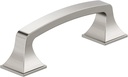 Amerock Ville 3 inch (76mm) Center-to-Center Satin Nickel Cabinet Pull, BP36778G10