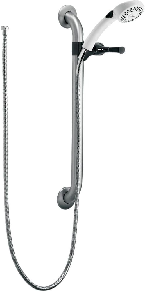 Delta Faucet RPW124HDF Single Function Handshower with Grab Bar
