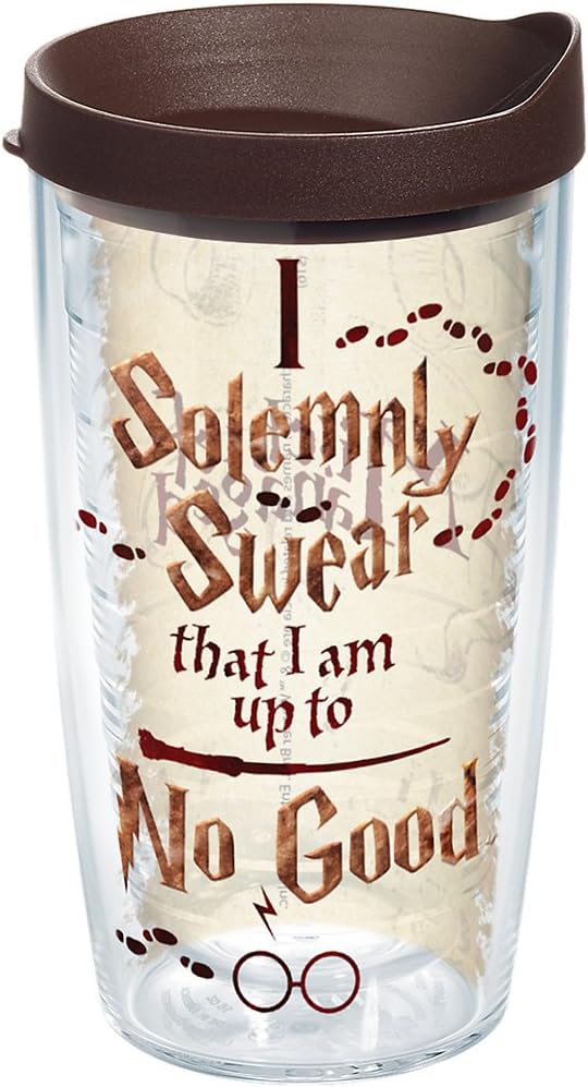 Tervis Made in USA Double Walled Harry Potter I Solemnly Swear Insulated Tumbler Cup Keeps Drinks Cold & Hot, 16oz, Classic