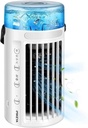 Mini Air Conditioners Fan,Air Cooler Fan Home Bedside Cooler Multifunctional Portable USB Desktop Cooling Fan