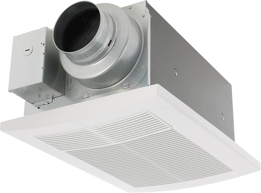 Panasonic WhisperWarm Ceiling Mount Bathroom Exhaust Fan with Heater, 50-80-110 CFM, FV-0511VH1