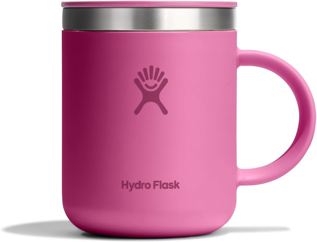 Hydro Flask Coffee Mug – Insulated Stainless Steel, Non Spill, Leak Proof Travel Mug 12 Oz Reef Pink