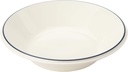 MIKASA T-783603 Concord Bowl, Blue Line, Diameter 8.7 x Height 2.0 inches (22.1 x 5.2 cm), 32.0 fl oz (940 ml), Microwave, Dishwasher and Oven Safe