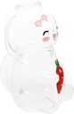 PRETYZOOM Rabbit Shape Bedroom Water Carafe Glass Cup Bedside Carafe Cup for Juice Milk Decorative Nightstand