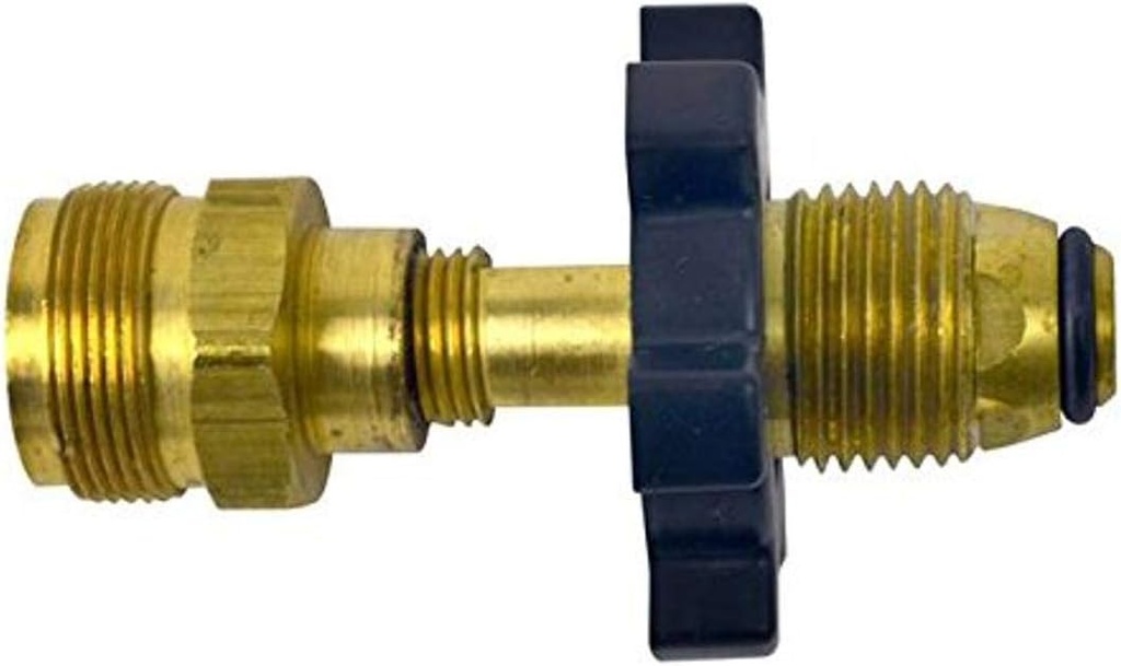 Mr. Heater Propane Bulk Cylinder Adapter with Handwheel, Regular, Brass