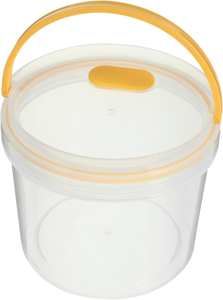 Mobestech Food Storage Canister Lid Airtight Kitchen Storage Box for Bread Cookies and Snacks Container for Home Use