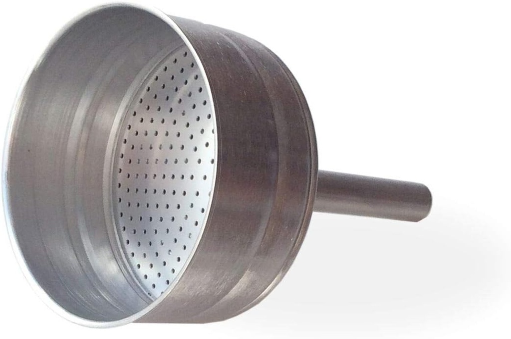 Cuisinox Stainless Steel Roma, Alpha, Bella and Milano Stovetop Espresso Coffee Maker Replacement Funnel Filter, 10-Cup Size