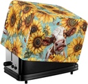 Cow Bread Toaster Cover Toaster Cover Appliance 2 Slice, Kitchen Appliance Covers Dust and Fingerprint Protection for Kitchen Decor to Keep Clean