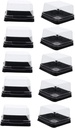 VICASKY 100Pcs Cake Wrapping Boxes Egg Yolk Puff Holders Lightweight Cake Containers for Bakery and Festival Use