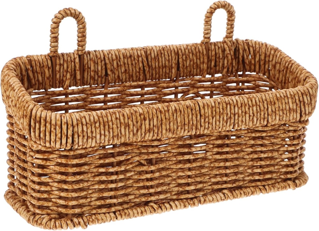 Hanging Wall Basket Woven Storage Baskets for Kitchen for Garlic Ginger Fruit