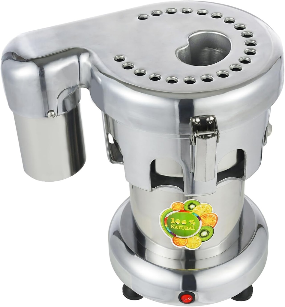370W Commercial Electric Juice Extractor Heavy Duty Juicer Aluminum Casting and Stainless Steel Constructed Centrifugal Juice Extractor Juicing both Fruit and Vegetable