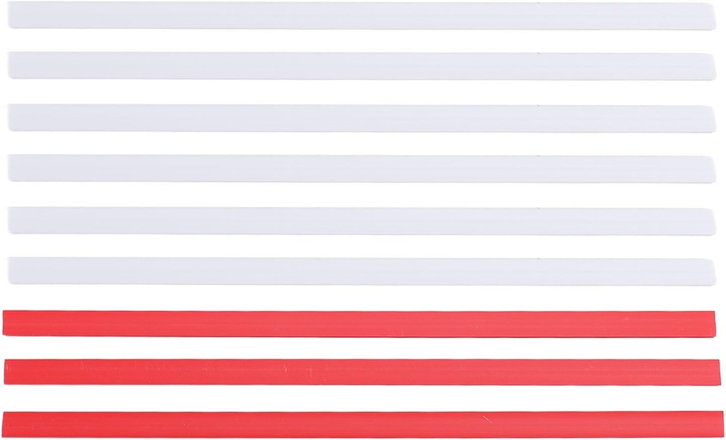 TOPINCN Wall Mount Coffee Pods Storage Holder,Cup Holder Stick Coffee Pod Holder, Coffee Pod Storage for Coffee Shop Desktop Office and Kitchen (6 White + 3 Red)