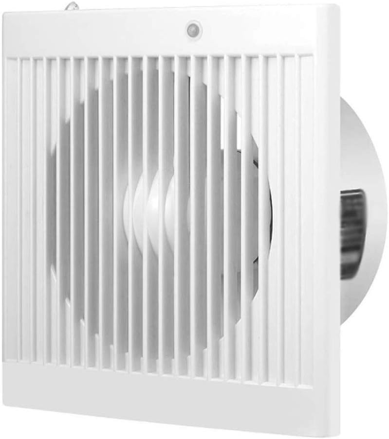 6 Inches Home Ventilation Fan Bathroom Garage Exhaust Fan Ceiling and Wall Mount Fan for Kitchen/Bathroom, Low Noise, Strong Exhaust