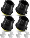 Lever Activated Valve 3.0 Soda Coke Valve Nozzle 28545 Diffuser Internal Mixer 28368 Fit for Cola Machines Juice Mixers Carbonated Beverage Dispensers, 4 Pack