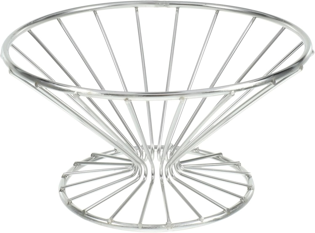 VOSAREA Modern Metal Fruit Bowl Stylish Wire Basket for Kitchen Decor Food-grade Iron Holder for Fruits and Vegetables Freshness Preserving Design for Dining Tables and Countertops