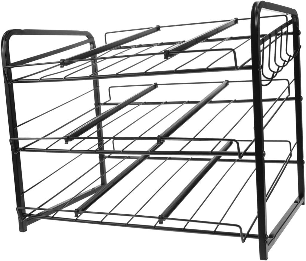 Stackable Can Storage Organizer Soda Can Dispenser for Kitchen Pantry Cabinet Design for Snacks and Beverages