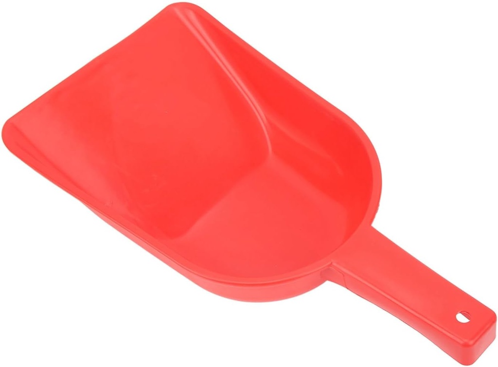 Pet Shovel Cat Food Scoop, Cat Dog Spoon Plastic Shovel Pet Feeder, Plastic Feed Shovel Ice Shovel Plastic Feed Shovel Easy Clean Pe Refrigerator Ice Mini Snow Scoop (Red)