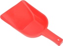 Pet Shovel Cat Food Scoop, Cat Dog Spoon Plastic Shovel Pet Feeder, Plastic Feed Shovel Ice Shovel Plastic Feed Shovel Easy Clean Pe Refrigerator Ice Mini Snow Scoop (Red)