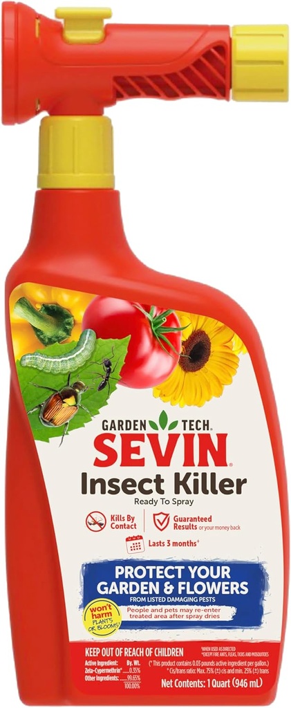 Sevin Insect Killer Ready To Spray, White