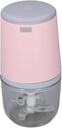 Generic 300ML Mini Food Processor, Cordless Electric Food Chopper with Stainless Steel Blade, Electric Vegetables Fruits Garlic Chopper, Baby Food Processor for Home Outdoor Travel (), Pink