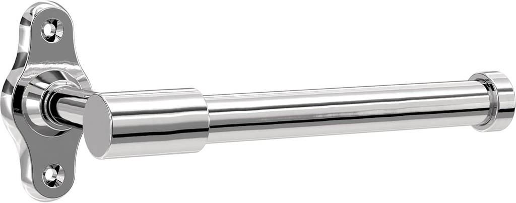 Franklin Brass Calloway (1-Pack) Toilet Paper Holder Polished Chrome Euro Tissue Roll Holder Single Post Toilet Tissue Holder Wall Bathroom Accessories Bath Organization/Storage CLWY51-PC